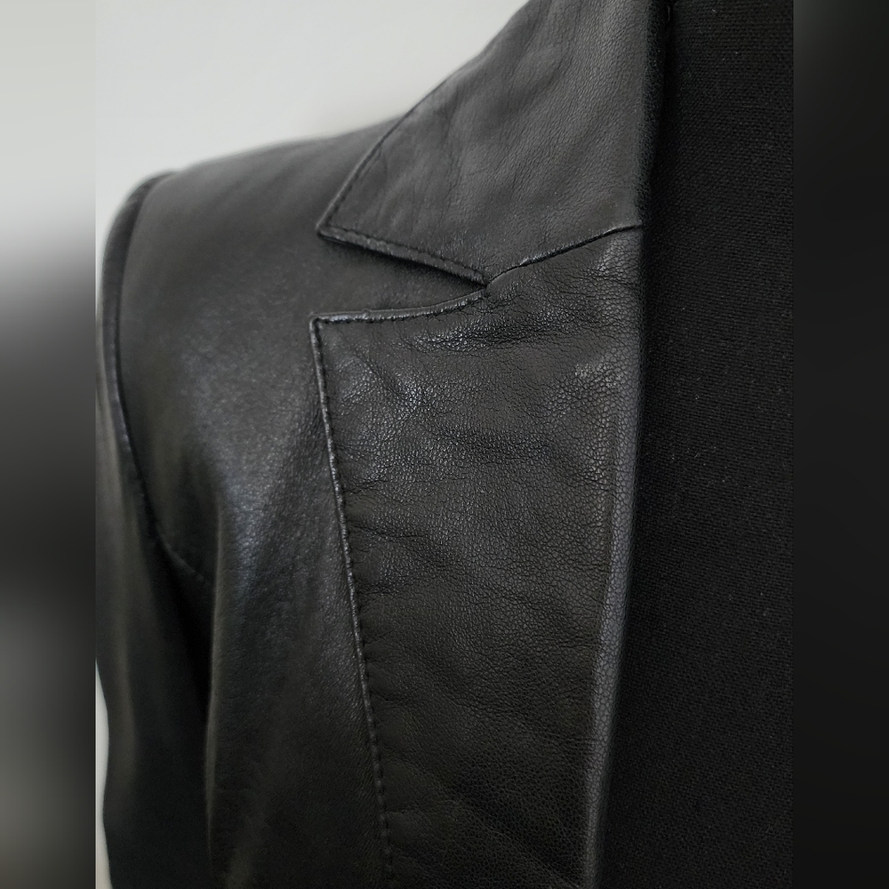 *SOLD* PELLE STUDIO Wilsons Black Leather Jacket Womens Size S - Picture 8 of 16